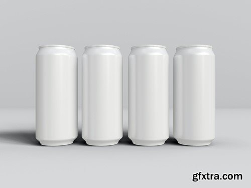 Realistic Energy Drink Metal Can Psd Mockup Set FUFFLYU