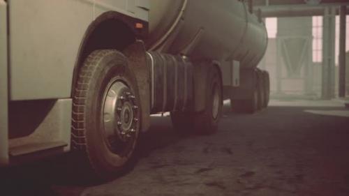 Videohive - Fuel Truck for Transport Fuel to Petrochemical Oil Refinery - 47581402 - 47581402