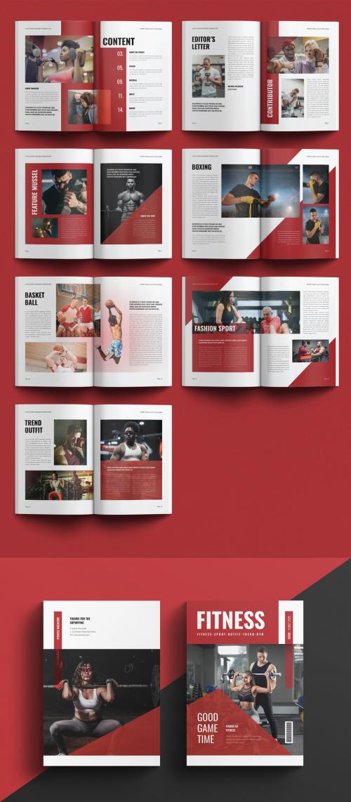 Fitness Gym Magazine Template 637781852