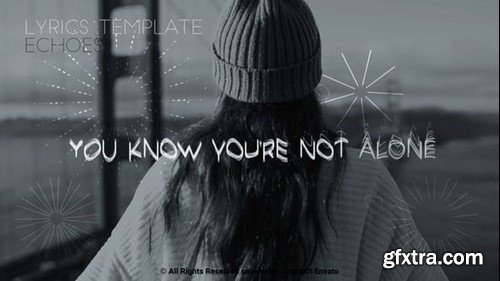 Videohive Lyrics Template Echoes 47633162