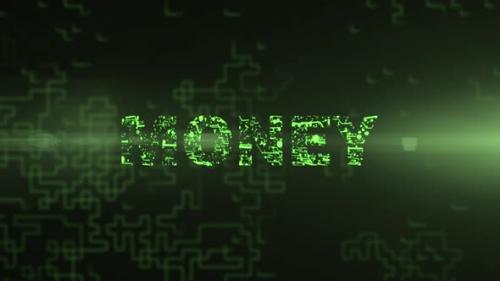Videohive - Money - Digital Text Animation - 47607782 - 47607782