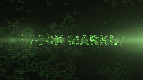 Videohive - Stock Market - Digital Text Animation - 47607790 - 47607790