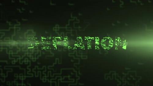 Videohive - Deflation - Digital Text Animation - 47607791 - 47607791