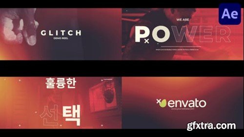 Videohive Glitch Demo Reel for After Effects 47639405