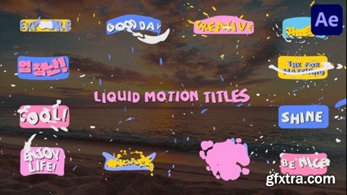 Videohive Liquid Motion Titles for After Effects 47565024