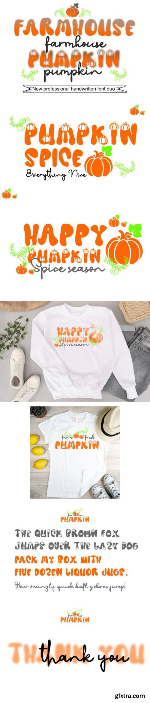 Farmhouse Pumpkin Font