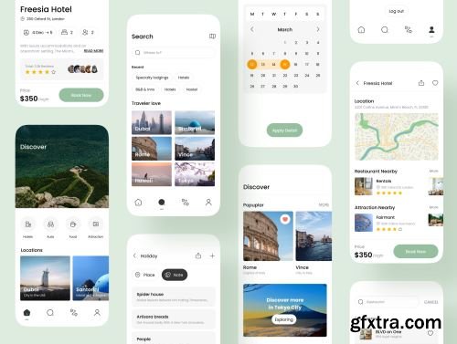 Travel UI Kits Ui8.net