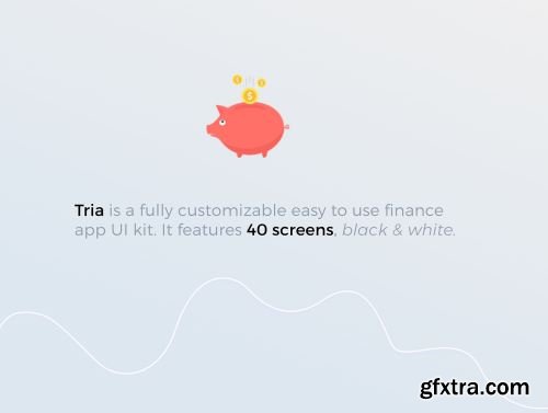 Tria Finance App UI Kit Ui8.net