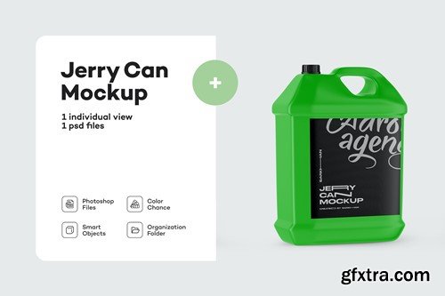 Matte Jerry Can Mockup 9WCWSKD