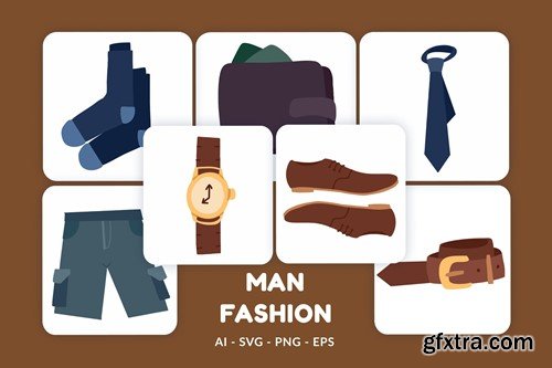 Man Fashion Vector Illustration v.1 UKC3CDE
