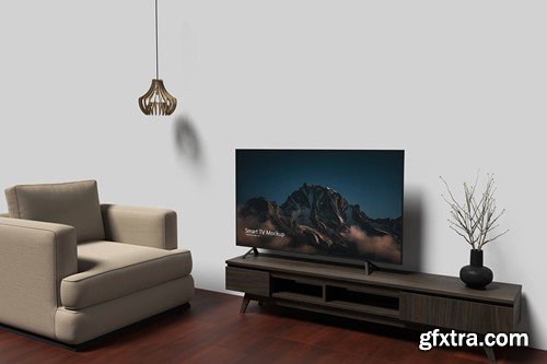 Smart TV Mockup DJTX6BS