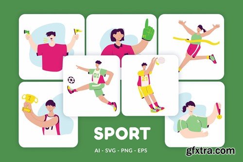 Sport Vector Illustration v.4 RQR7EY9