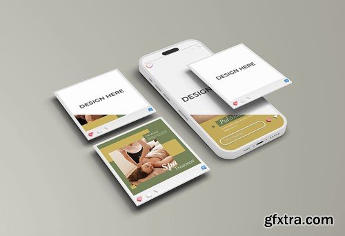 Mobile Screen Mockup for Advertising 8XA8VHK