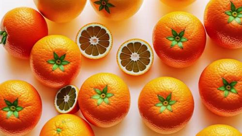 Videohive - Juicy citrus fruits created with the help of artificial intelligence. 010 - 47610235 - 47610235