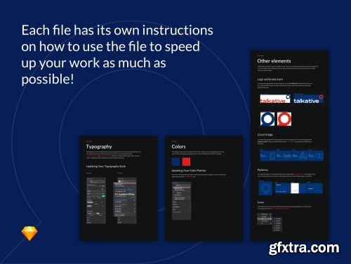 Talkative Brand Book & Style Guide Ui8.net