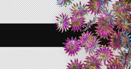 Videohive - 3d Glowing Flowers Transition - 47610252 - 47610252