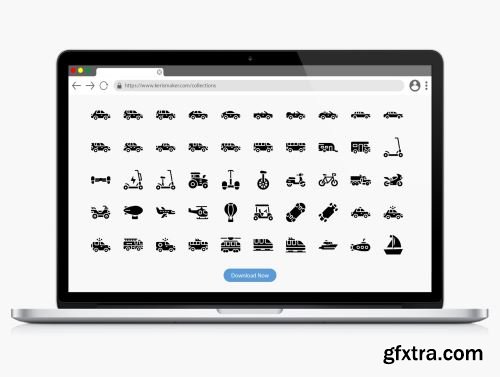 Transportation Vehicles Icons Ui8.net