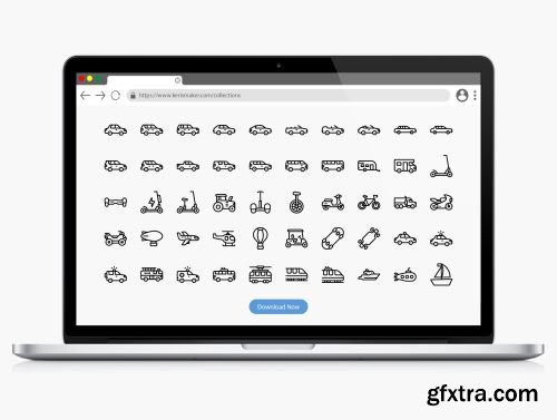 Transportation Vehicles Icons Ui8.net