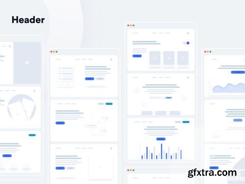 UXFlow Web Kit Design Ui8.net