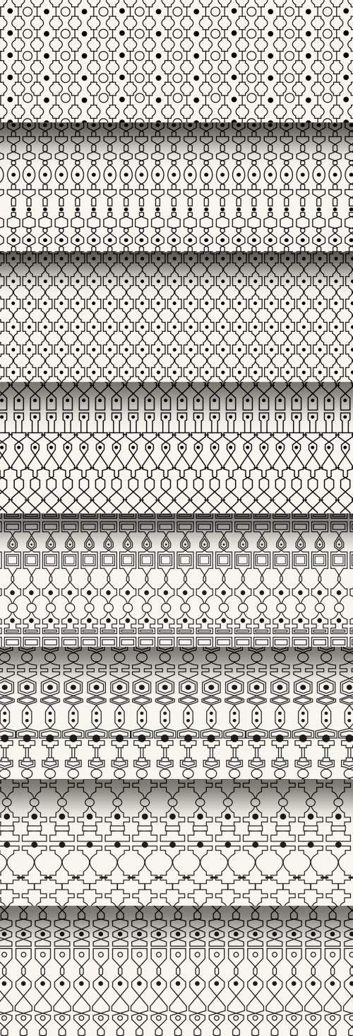 Set of 8 Linear Geometry Seamless Patterns 637447267