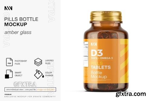 Pills Bottle Mockup 6AYQHVX