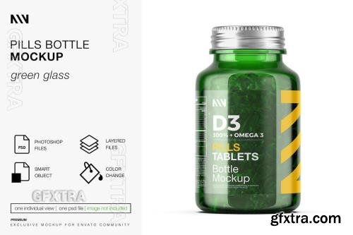 Pills Bottle Mockup AJY9Y26