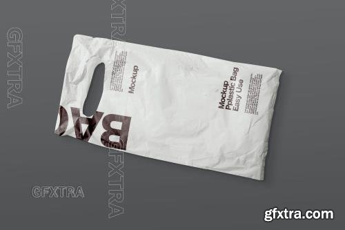 PSD Plastic Shopping Bag Mockup 735TPCE