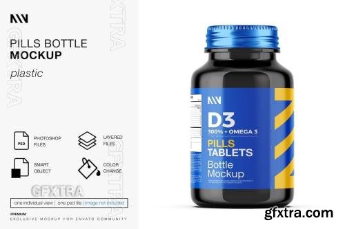 Pills Bottle Mockup BYQK4PG