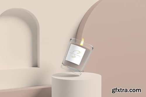 Minimalist Candle Jar Mockup YT2EQZE