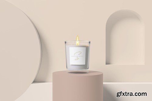 Minimalist Candle Jar Mockup YT2EQZE