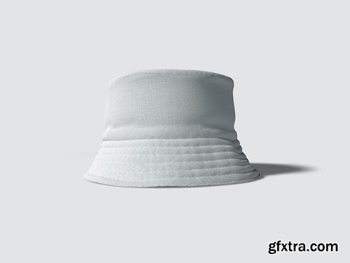 Cotton Bucket Hat Psd Mockups Set 2JQL38K