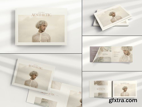 Magazine Cover & Inner Page Mockups Collection MRB4J2D