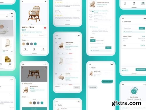 Buluh - Furniture Shop Mobile App UI Kit Ui8.net