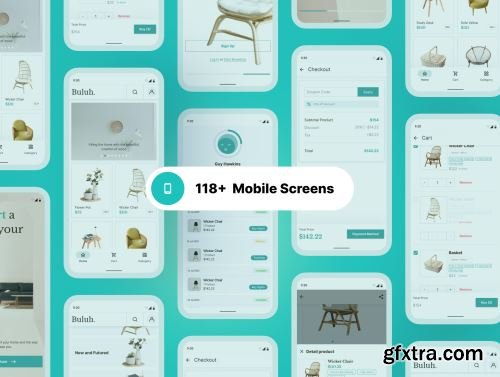 Buluh - Furniture Shop Mobile App UI Kit Ui8.net