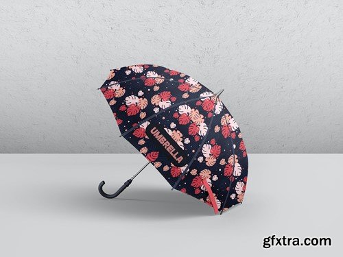 Realistic Opened Umbrella Psd Mockup Set 9CVDAND