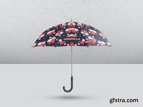 Realistic Opened Umbrella Psd Mockup Set 9CVDAND