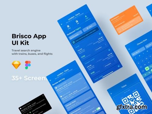 Brisco Travel App Ui8.net