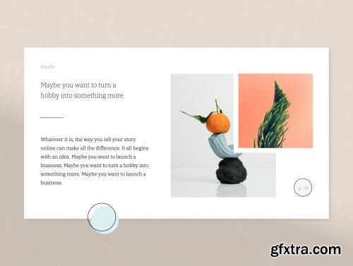 Breathe - Creative Presentation Template + Images Ui8.net