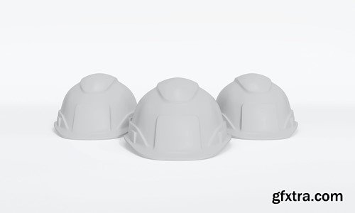 Construction Helmet psd Mockup Set YDKU5GC