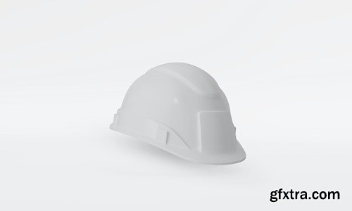 Construction Helmet psd Mockup Set YDKU5GC