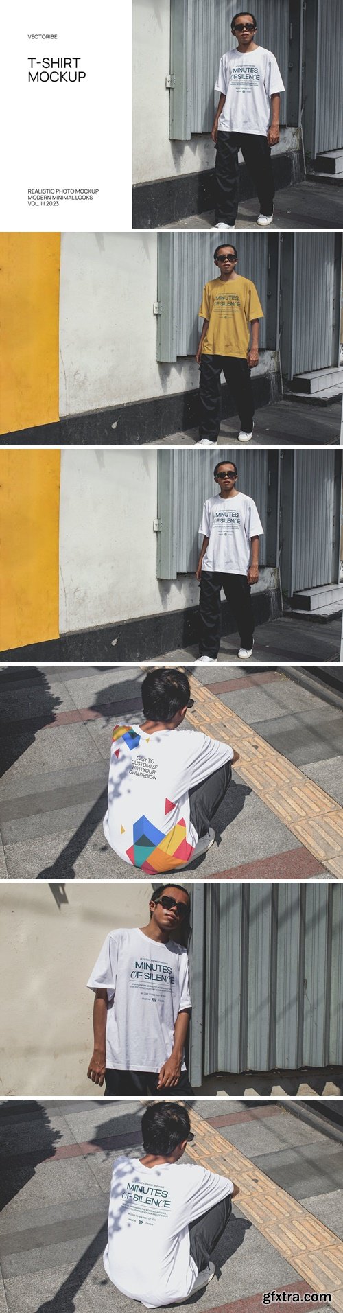 Realistic T-Shirt Mockup With Model W6TWGL4