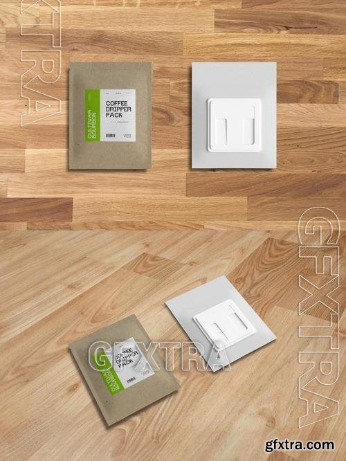 Coffee Dripper Packaging Mockup J7NWYVC