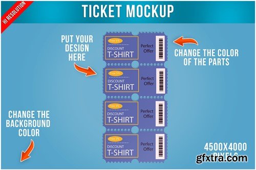 Ticket Mockup 36SZTXK