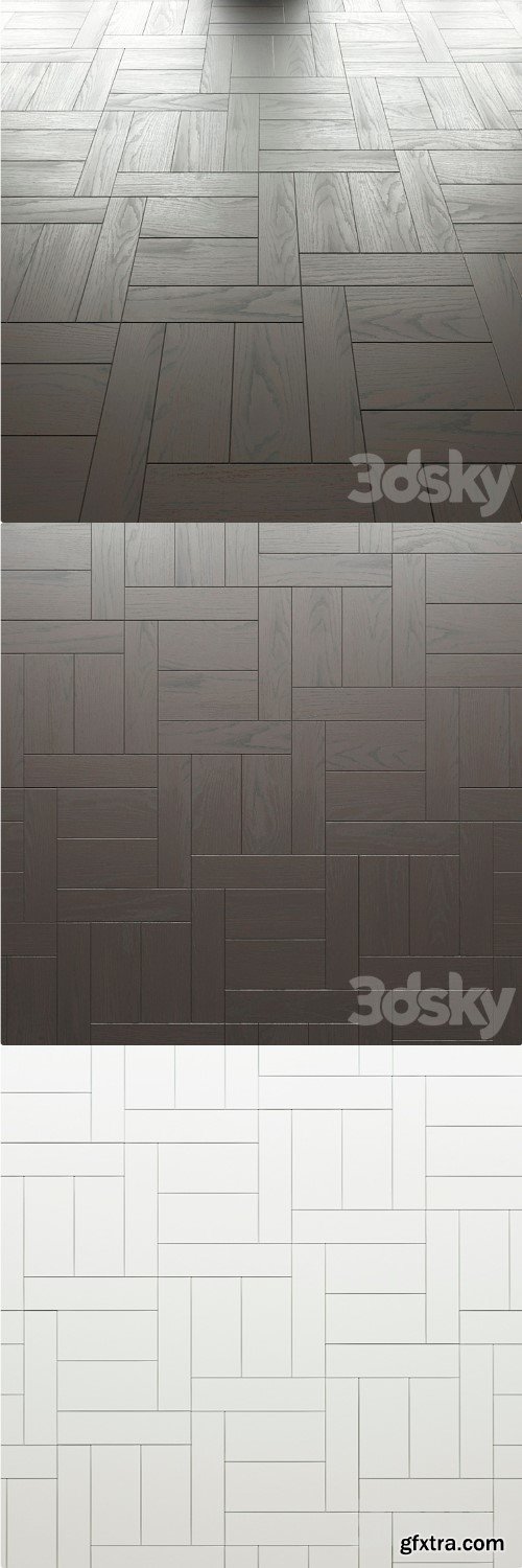 Parquet Ebony and Co, Basket Weave