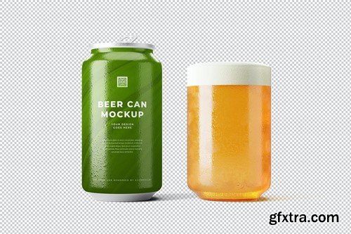 Beer Can Mockup AV8F75V