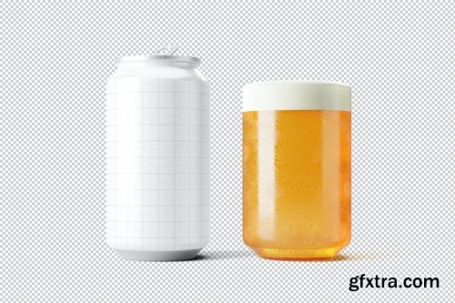 Beer Can Mockup AV8F75V