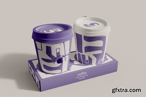 Take away Coffee Cups Mockup TEEKP5L