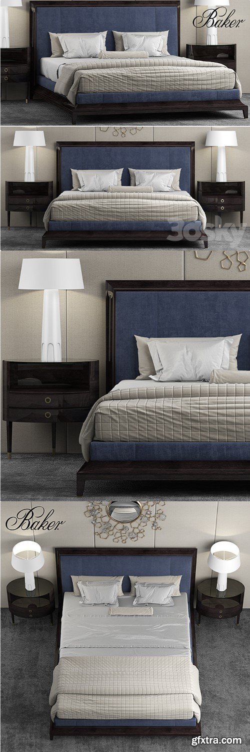 Bed baker MODERNE PLATFORM BED