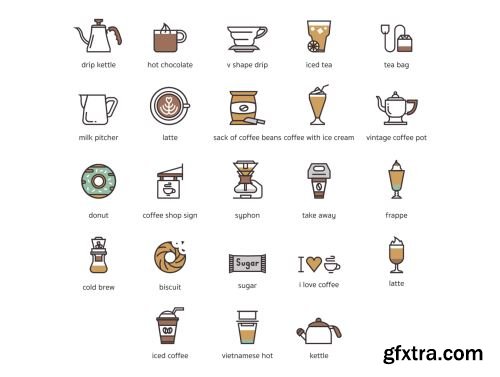 73 Coffee Icons Ui8.net