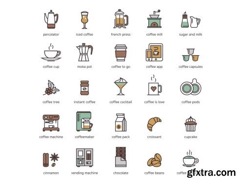 73 Coffee Icons Ui8.net